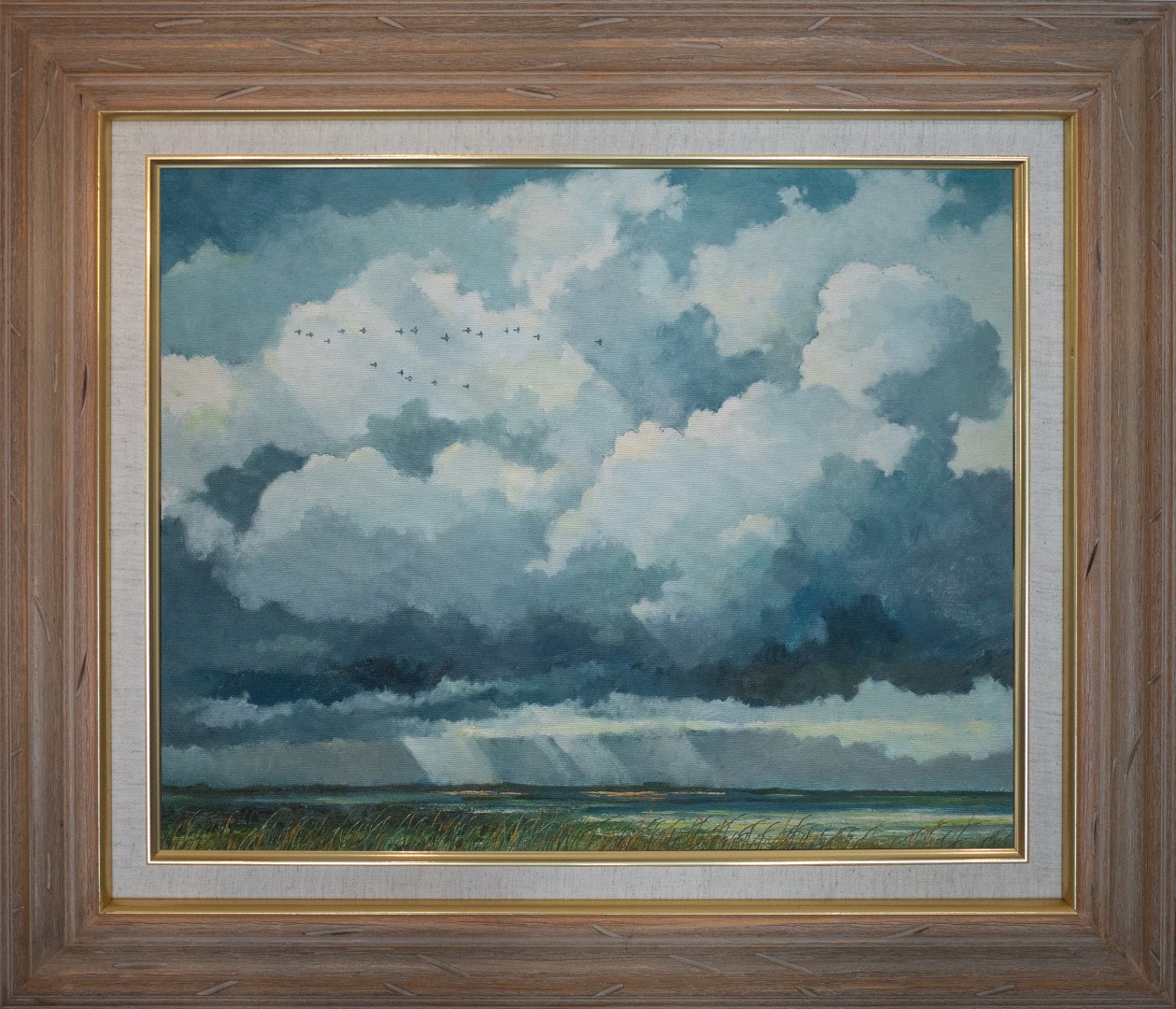 Eric Sloane Painting Title: Marshland Scene